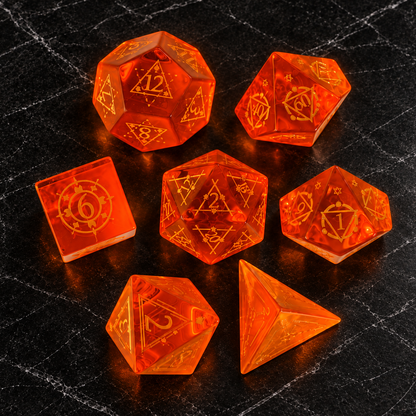 Emberglass Prophecy - Gemstone Dice Set - image 4