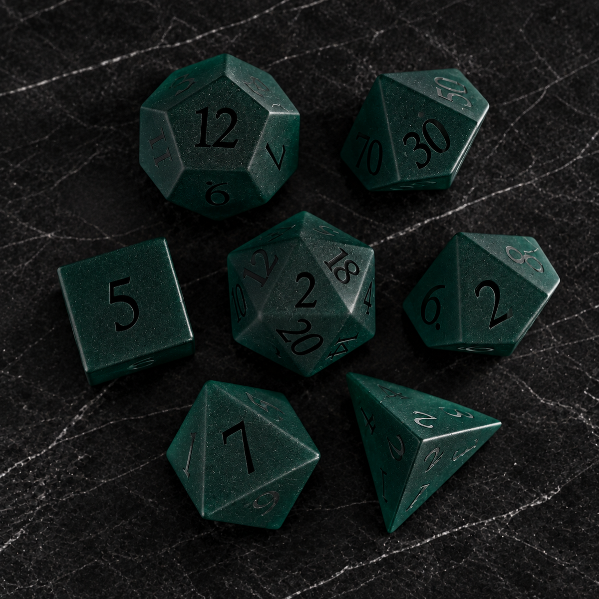 Pineward Oath - Gemstone Dice Set - image 4