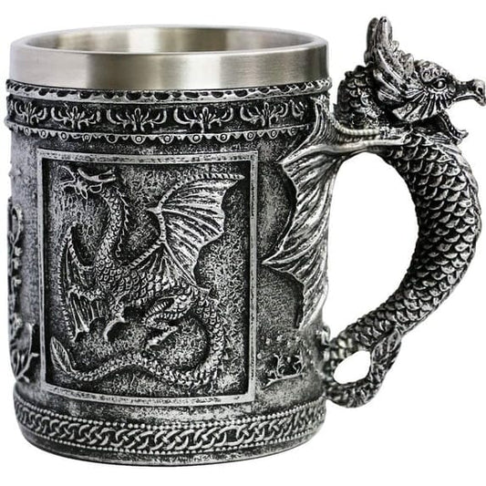 3D Embossed Dragon Mug