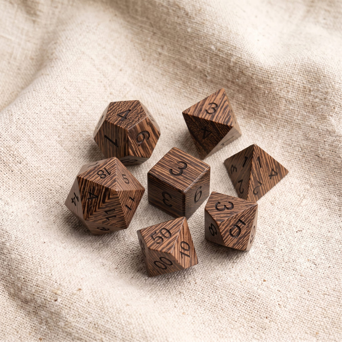 Wild Grain - Wood Dice Set Wild Grain - Wood Dice Set