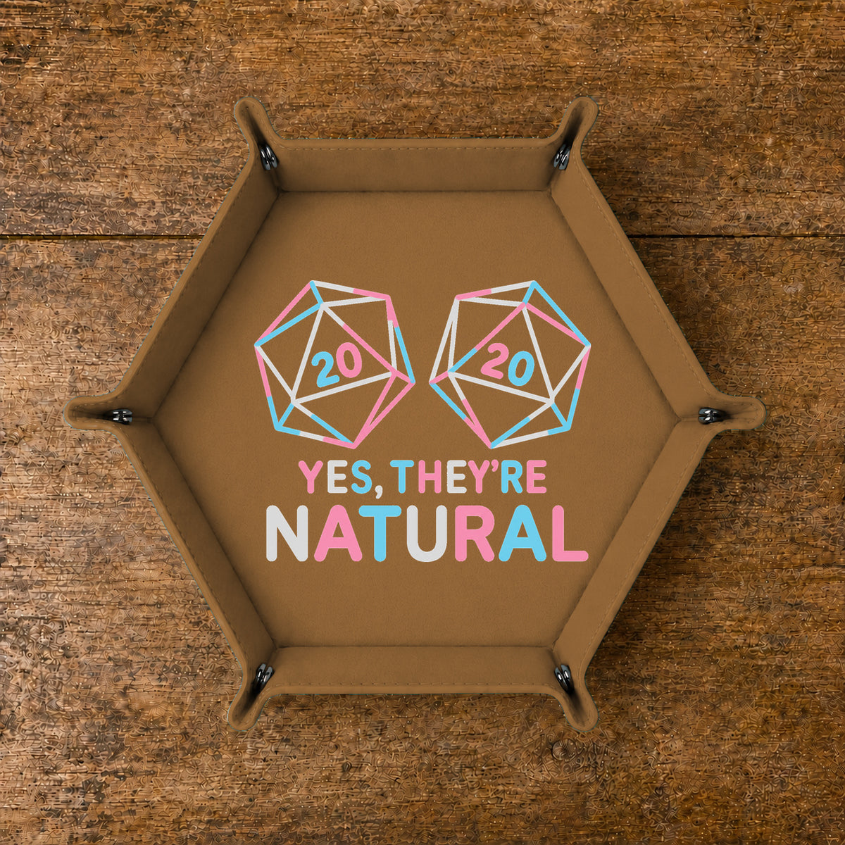 Natural 20 Critical Hit Pair - DICE TRAY
