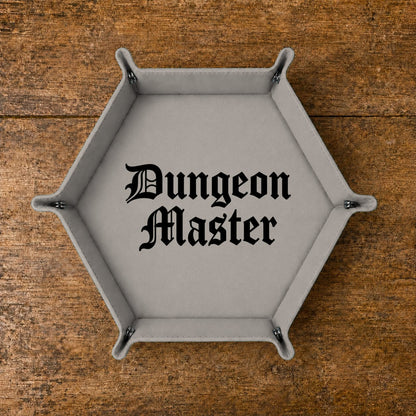 Gothic Dungeon Master - DICE TRAY Gothic Dungeon Master Dice Tray | Foldable PU Leather D&D Tray