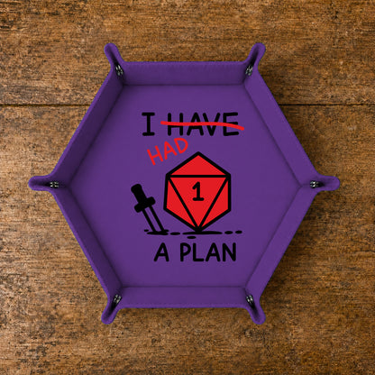 I Had A Plan Natural One - DICE TRAY