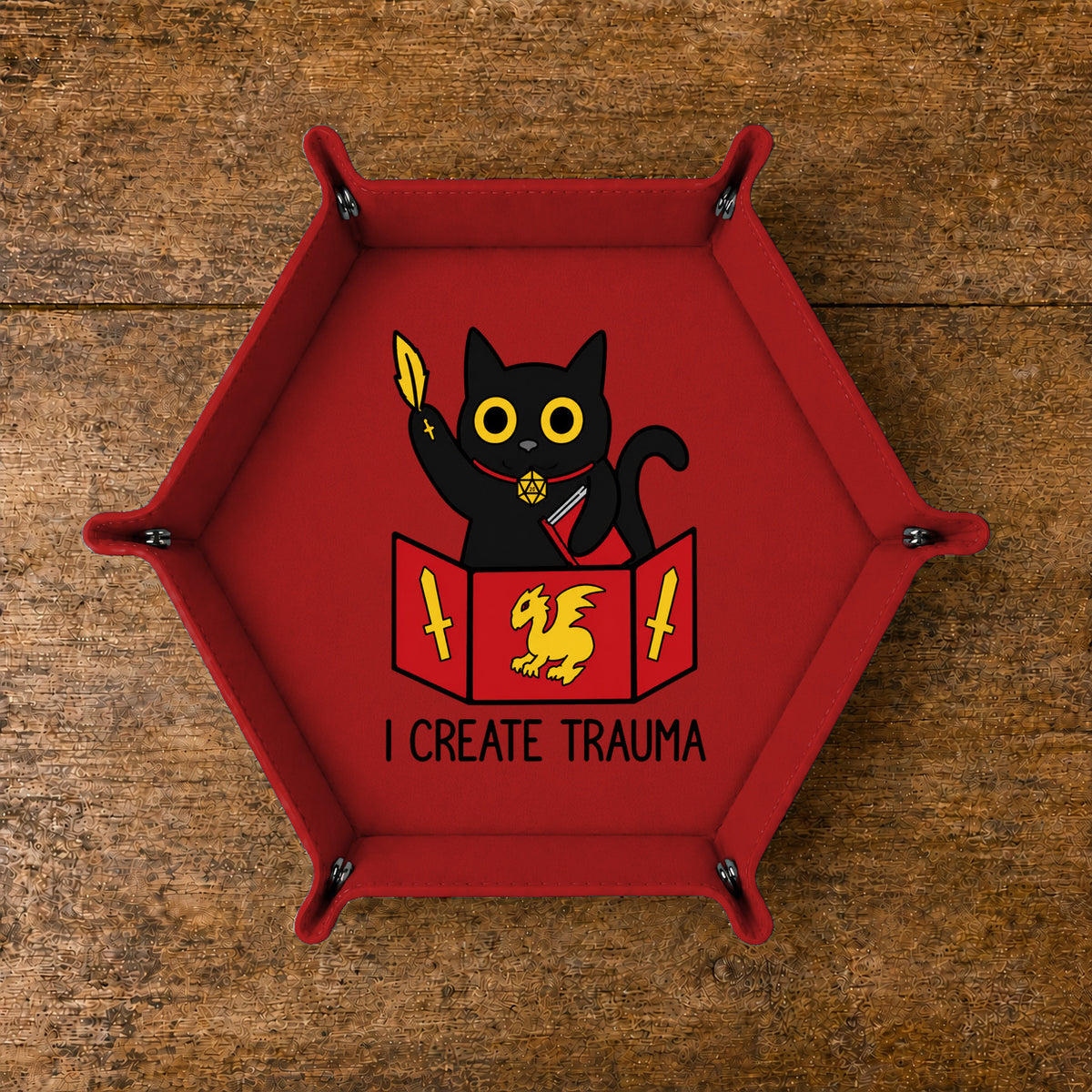 Cat Dungeon Master Creates Trauma - DICE TRAY