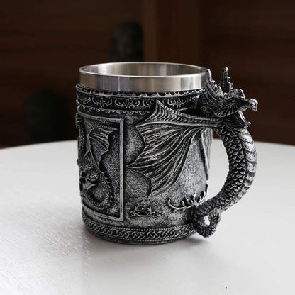 3D Embossed Dragon Mug