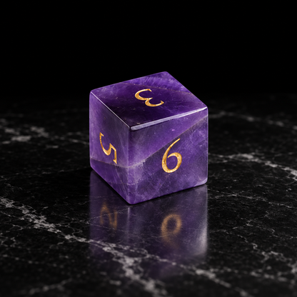 Violet Reliquary amethyst D6 detail