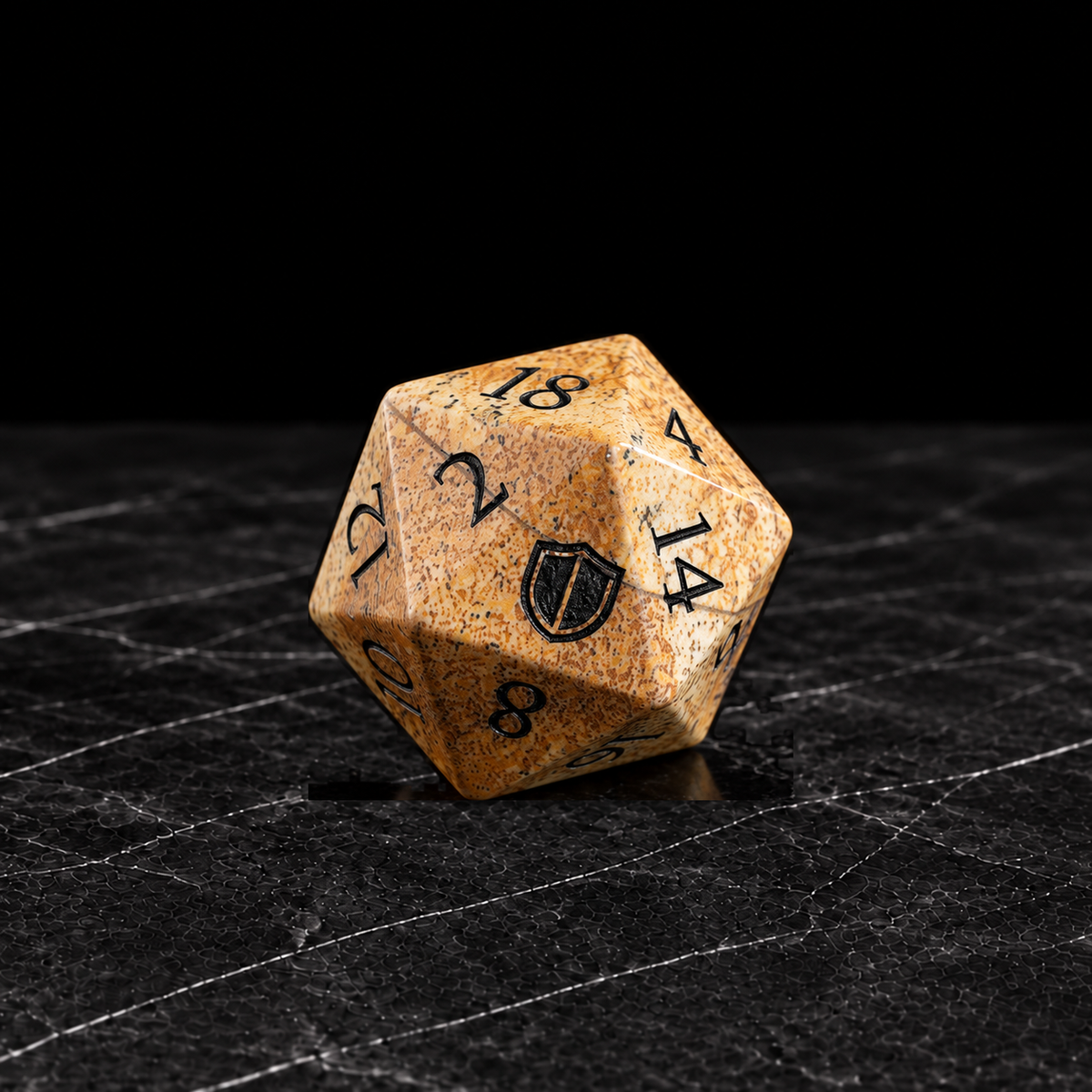 Desert Cartographer Picture Jasper D20 detail