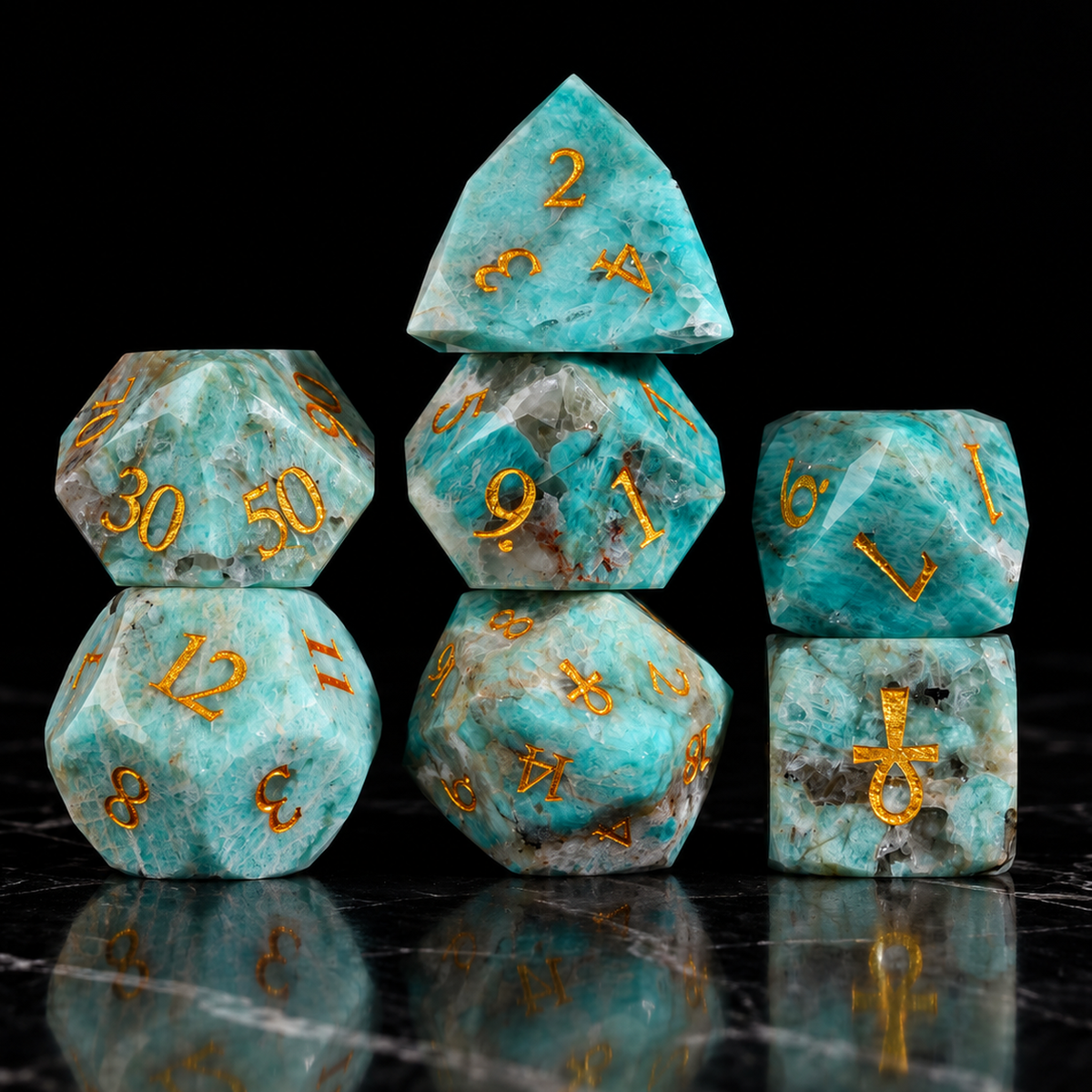 Key of Aether - Gemstone Dice Set - image 1