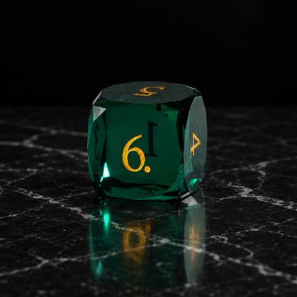 Evergreen Starfall - Gemstone Dice Set - image 3