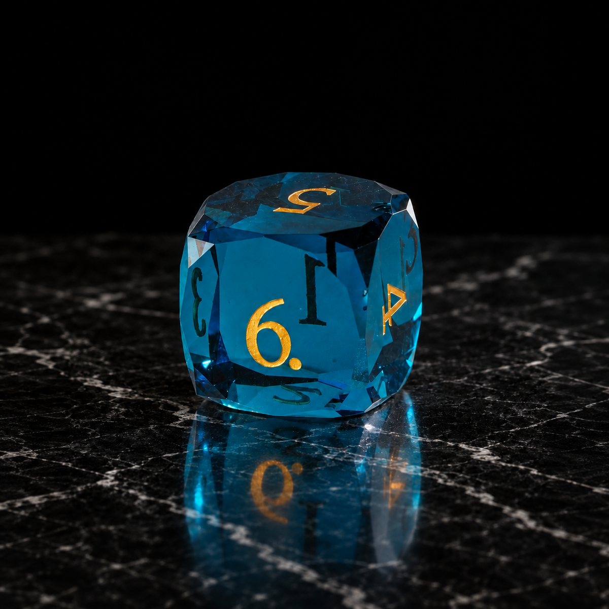 Tideborn Sun - Gemstone Dice Set - image 3