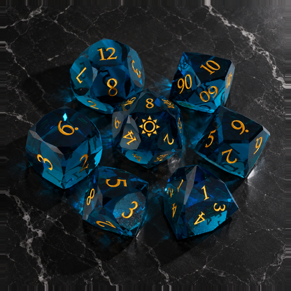 Tideborn Sun - Gemstone Dice Set - image 4