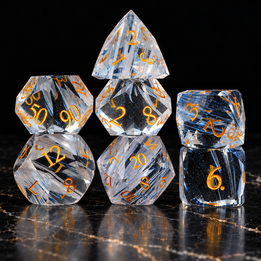 Winterfire Aurora - Gemstone Dice Set - image 1
