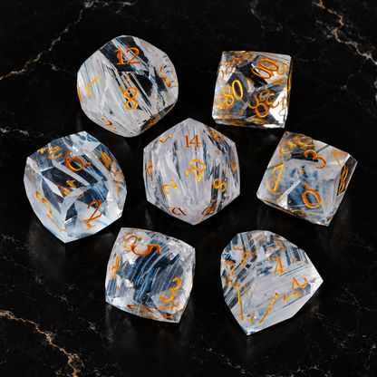 Winterfire Aurora - Gemstone Dice Set - image 4