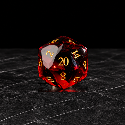 Bloodmoon Bastion - Gemstone Dice Set - image 2