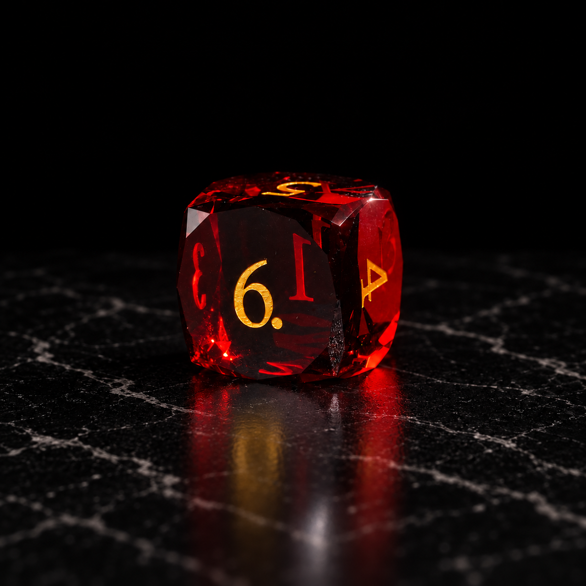 Bloodmoon Bastion - Gemstone Dice Set - image 3