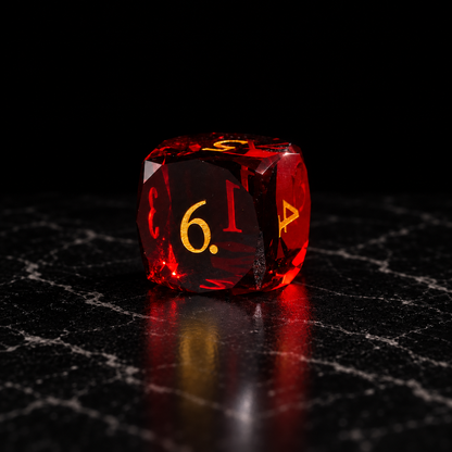 Bloodmoon Bastion - Gemstone Dice Set - image 3