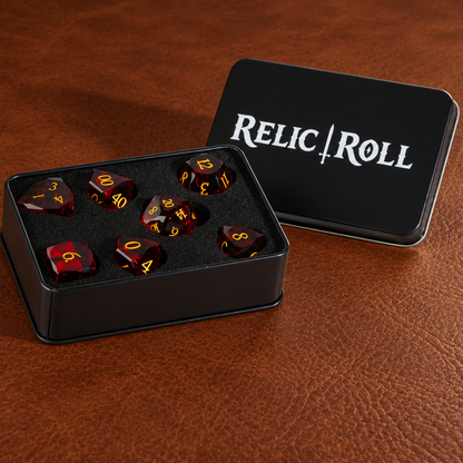 Bloodmoon Bastion - Gemstone Dice Set - image 5