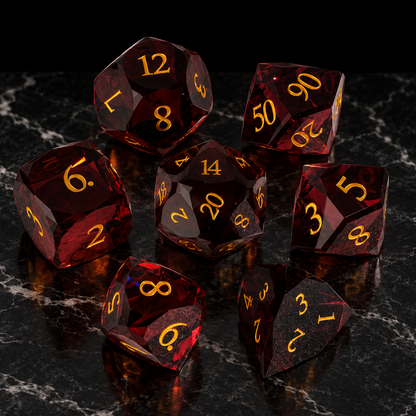 Infernal Heart - Gemstone Dice Set - image 4