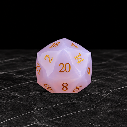Roseglass Promise - Gemstone Dice Set - image 2