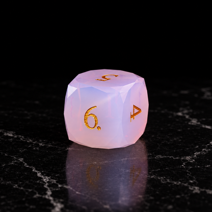 Roseglass Promise - Gemstone Dice Set - image 3