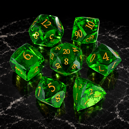 Verdant Crown - Gemstone Dice Set - image 4