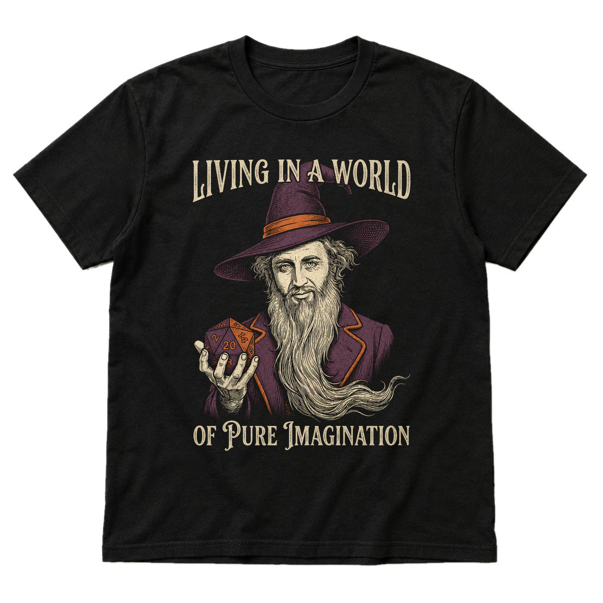 Pure Imagination - DnD T-Shirt main product image on white background
