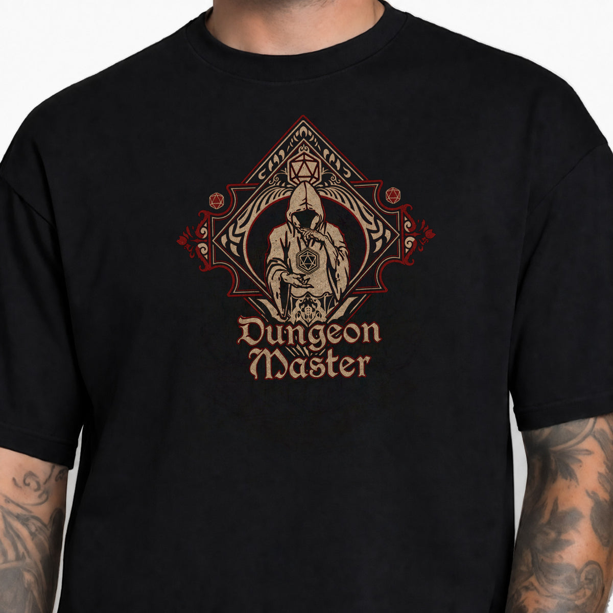 Dungeon Master - DnD T-Shirt male studio image