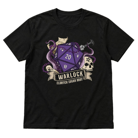 Eldritch Sugar Baby - DnD T-Shirt main product image on white background