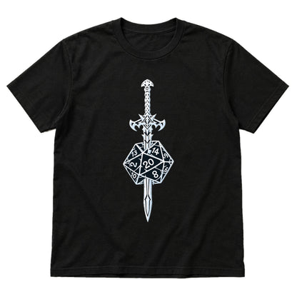 Sword & Dice - DnD T-Shirt main product image on white background