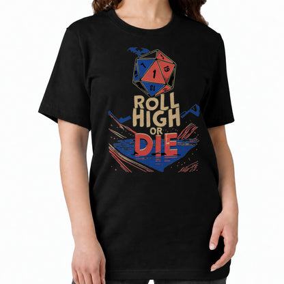 Roll High or Die - DnD T-Shirt women fit image