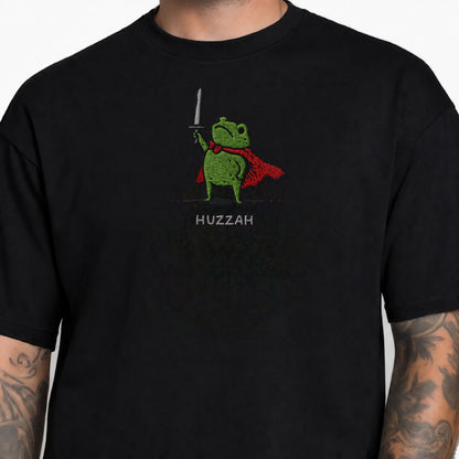 Huzzah Frog Knight - DnD T-Shirt male studio image