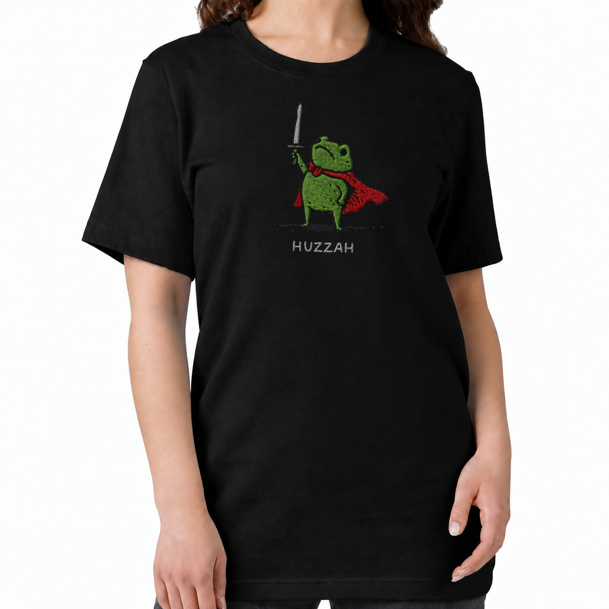 Huzzah Frog Knight - DnD T-Shirt women fit image