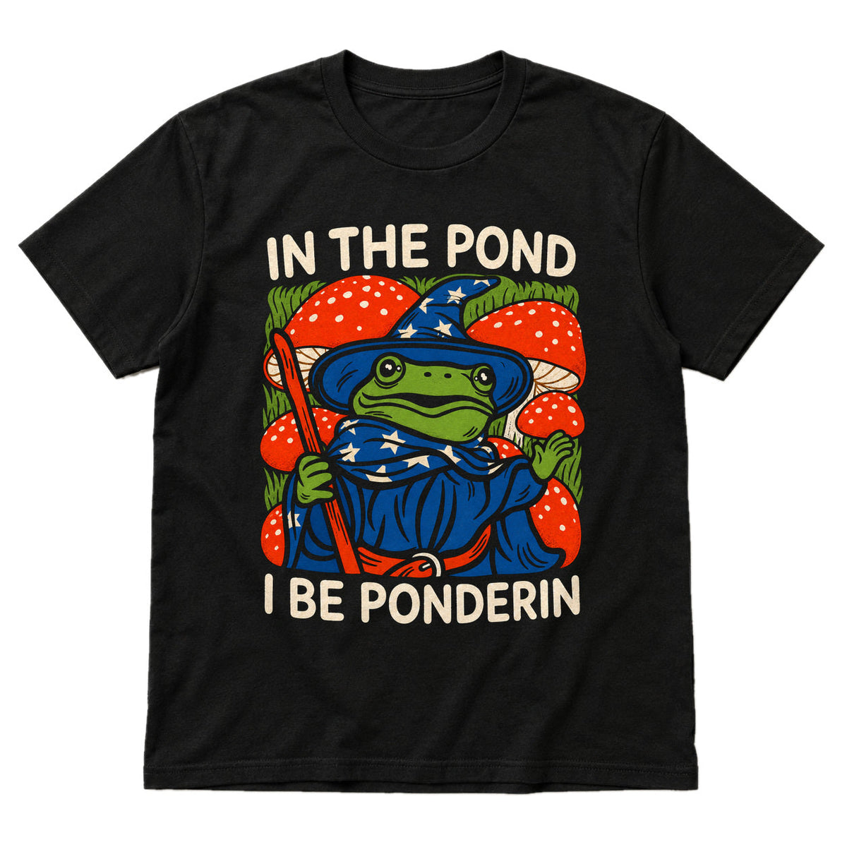 In the Pond I Be Ponderin’ - DnD T-Shirt main product image on white background