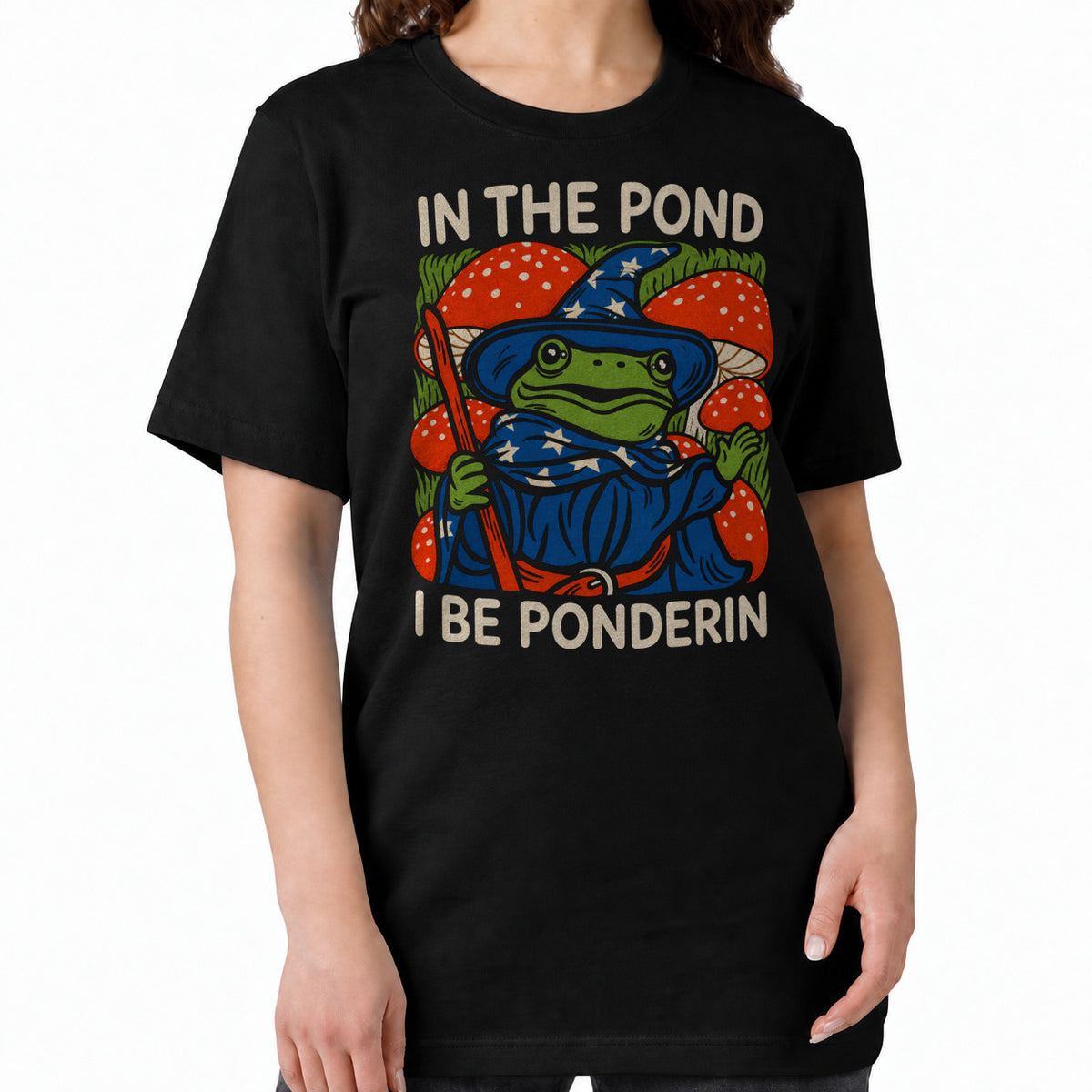 In the Pond I Be Ponderin’ - DnD T-Shirt women fit image